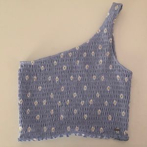 Hollister One Shoulder Crop Top
